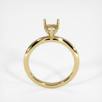 14K Yellow Gold Pave Ring Setting Image