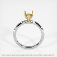 14K Yellow & White Pave Ring Setting Image