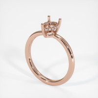 14K Rose Gold Pave Ring Setting Video