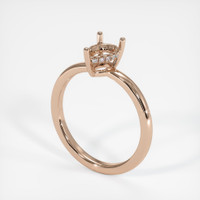 18K Rose Gold Pave Ring Setting Video