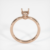 18K Rose Gold Pave Ring Setting Image