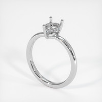 18K White Gold Pave Ring Setting Video