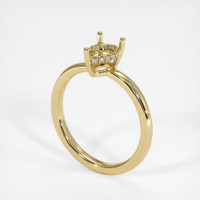 18K Yellow Gold Pave Ring Setting Video