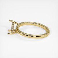 18K Yellow Gold Pave Ring Setting Image