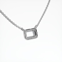 10K White Gold Antique Style Pendant Setting Image