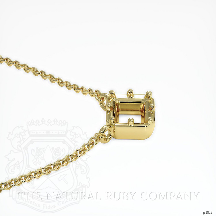 14K Yellow Gold Antique Style Pendant Setting