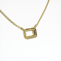 18K Yellow Gold Antique Style Pendant Setting Image