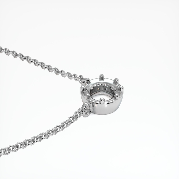 14K White Gold Antique Style Pendant Setting