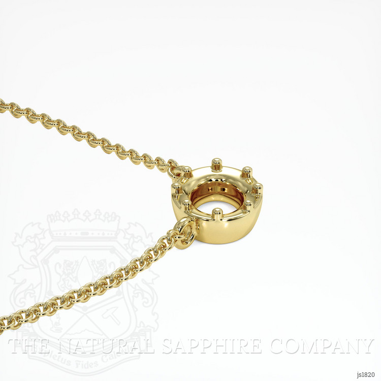 14K Yellow Gold Antique Style Pendant Setting