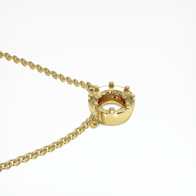 18K Yellow Gold Antique Style Pendant Setting