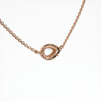 14K Rose Gold Antique Style Pendant Setting Image