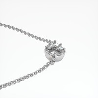 10K White Gold Antique Style Pendant Setting Image