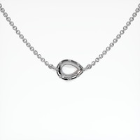 14K White Gold Vedic Pendant Video