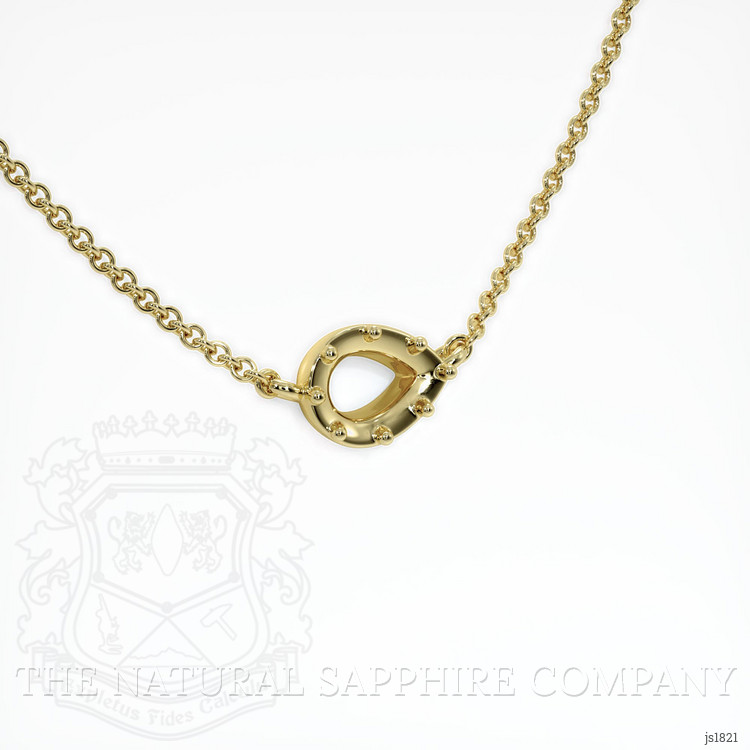 10K Yellow Gold Antique Style Pendant Setting