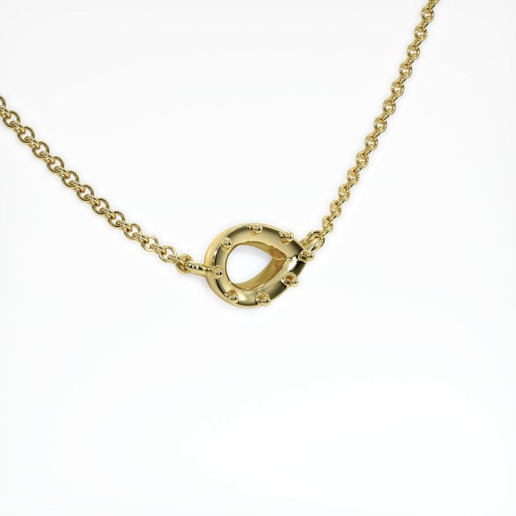 10K Yellow Gold Antique Style Pendant Setting