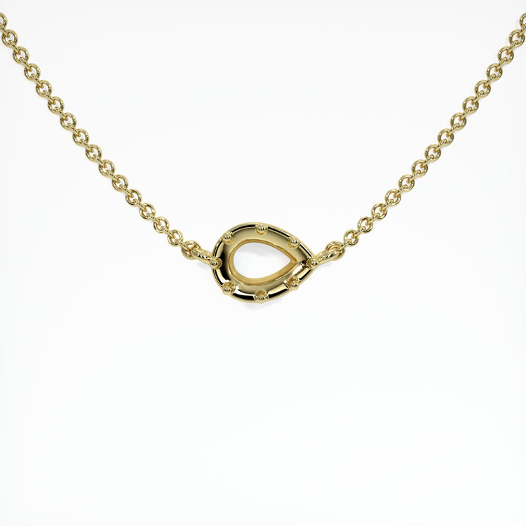 14K Yellow Gold Antique Style Pendant Setting