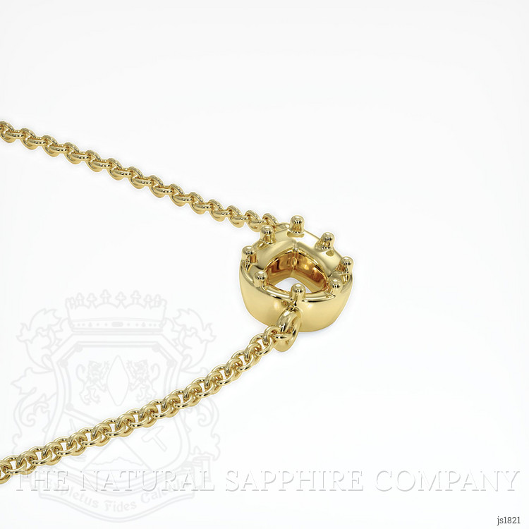 18K Yellow Gold Antique Style Pendant Setting