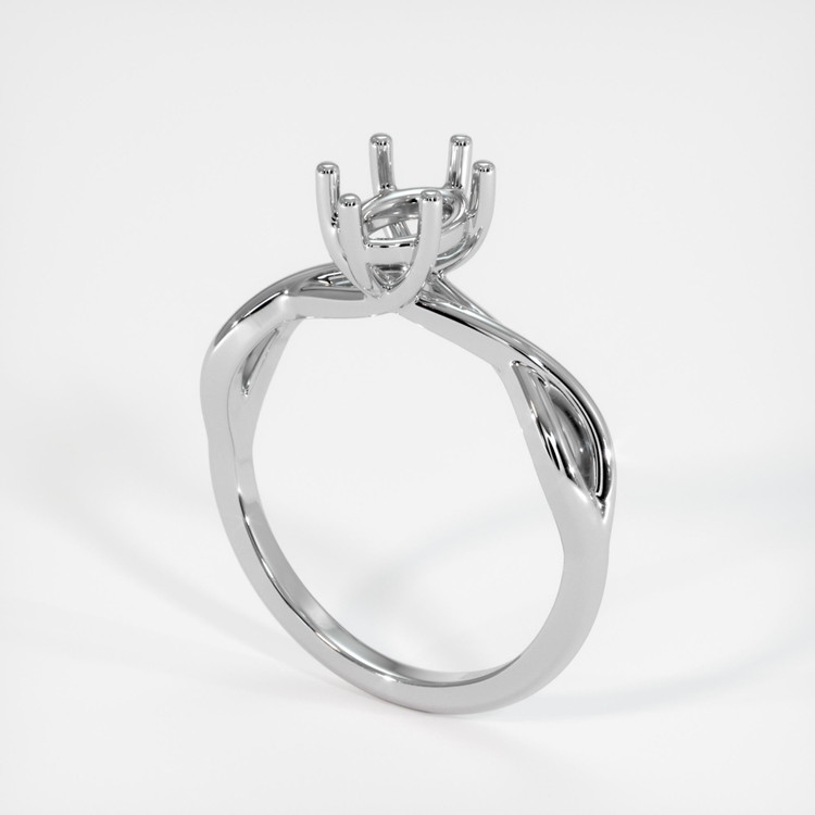Platinum 950 Solitaire Ring Setting