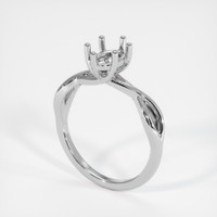 10K White Gold Solitaire Ring Setting Video