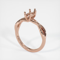 14K Rose Gold Solitaire Ring Setting Video