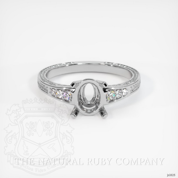 Platinum 950 Antique Style Ring Setting