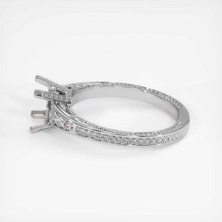 Platinum 950 Antique Style Ring Setting