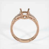 18K Rose Gold Antique Style Ring Setting Image