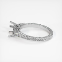 10K White Gold Antique Style Ring Setting Image