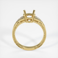 18K Yellow Gold Antique Style Ring Setting Image