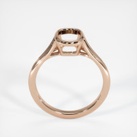 18K Rose Gold Bezel Ring Setting Image