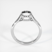 14K White Gold Bezel Ring Setting Image