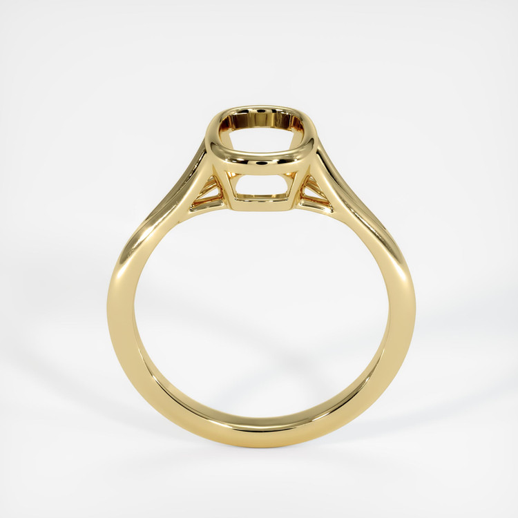 10K Yellow Gold Bezel Ring Setting
