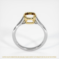 14K Yellow & White Bezel Ring Setting Image