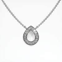 14K White Gold Pave Pendant Setting Video
