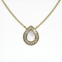 18K Yellow Gold Pave Pendant Setting Video