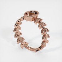 14K Rose Gold Pave Ring Setting Video