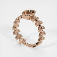 14K Rose Gold Pave Ring Setting Video