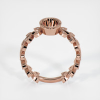 14K Rose Gold Pave Ring Setting Image