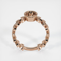 18K Rose Gold Pave Ring Setting Image