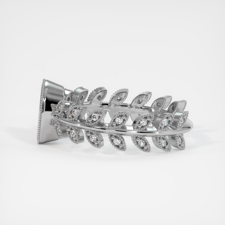 Silver Pave Ring Setting