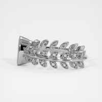Silver Pave Ring Setting Image