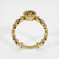 18K Yellow Gold Pave Ring Setting Image