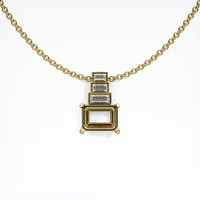 14K Yellow Gold Antique Style Pendant Setting Video