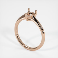 18K Rose Gold Solitaire Ring Video