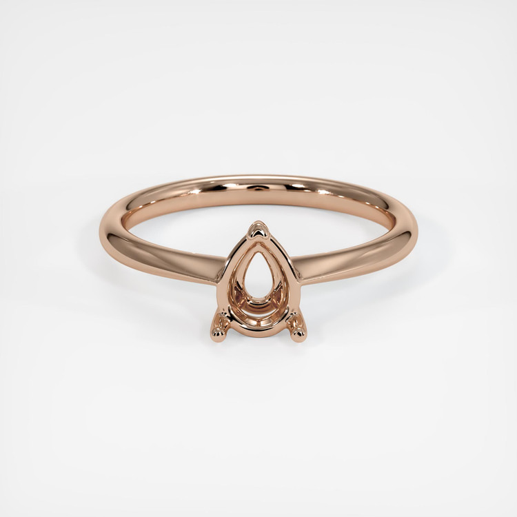 18K Rose Gold Vedic Ring Setting