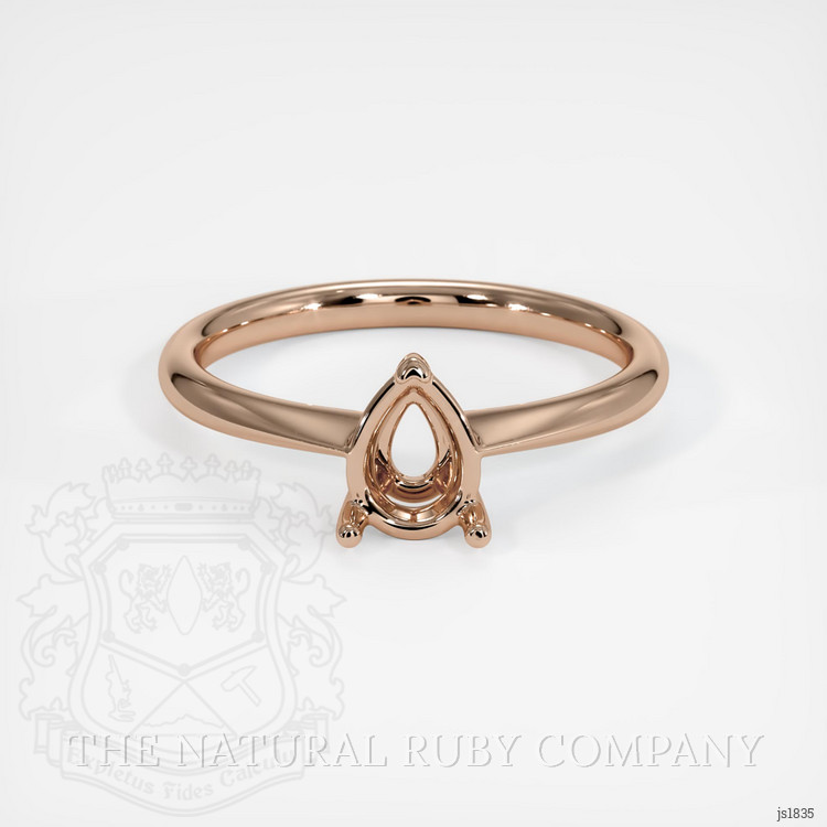 18K Rose Gold Vedic Ring Setting