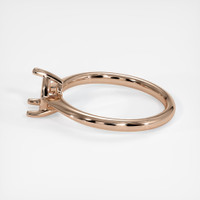 18K Rose Gold Solitaire Ring Image