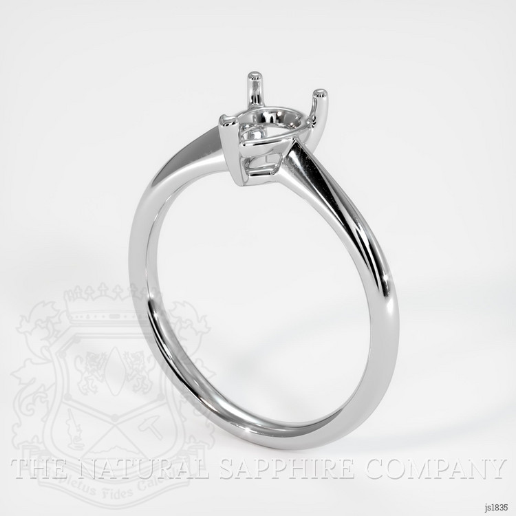 10K White Gold Vedic Ring Setting
