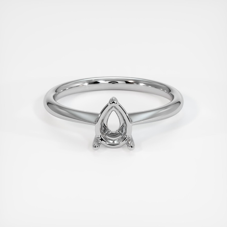 14K White Gold Vedic Ring Setting
