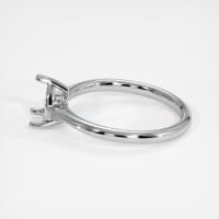 14K White Gold Solitaire Ring Image